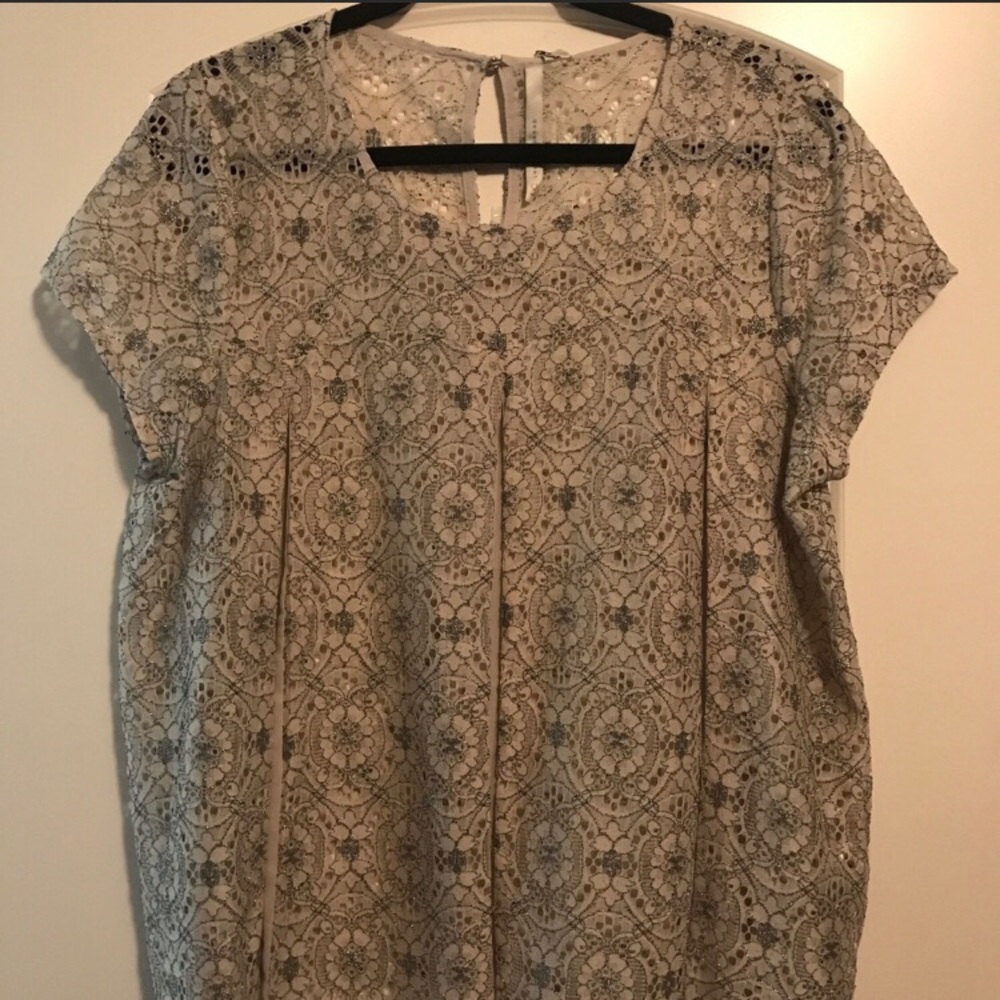 LC Lauren Conrad Lace Blouse
